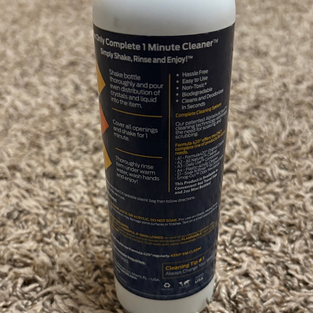 Formula 420 Original Cleaner for Pyrex Glass Metal and Ceramic, New, 12 oz. - Picture 3 of 3